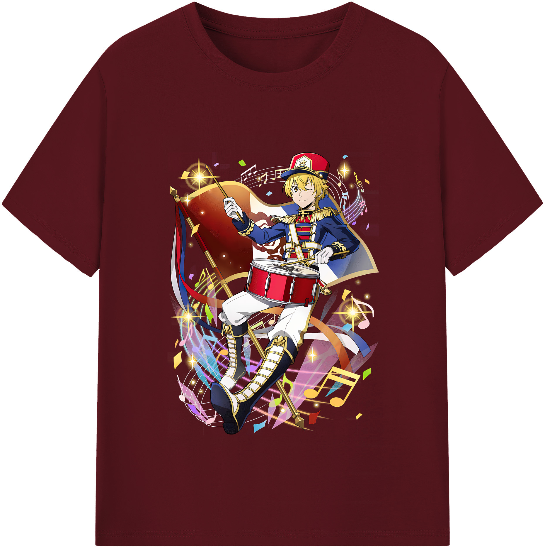 （画像用） 文豪ストレイドッグス Bungo Stray Dogs 綿100％半袖Tシャツ（フロントプリント）